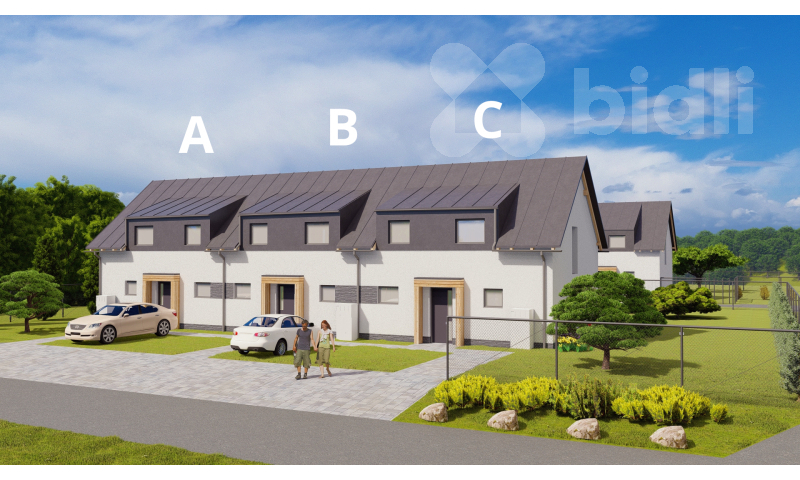 Novostavba - Byt B, 4+kk se zahradou, Chotěvice