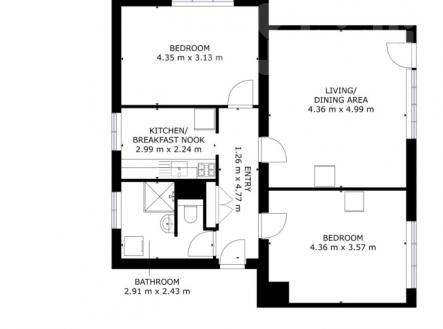 Prodej bytu 3+1/L, 75 m2, zahrada, parkování, Nučice, okr. Praha - západ