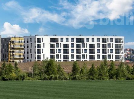 Prodej nového bytu 2+kk 54m2 s lodžií 6m2 - Praha Ruzyně