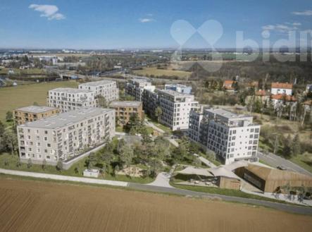 Prodej nového bytu 2+kk 54m2 s lodžií 6m2 - Praha Ruzyně