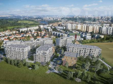 Prodej nového bytu 2+kk 54m2 s lodžií 6m2 - Praha Ruzyně