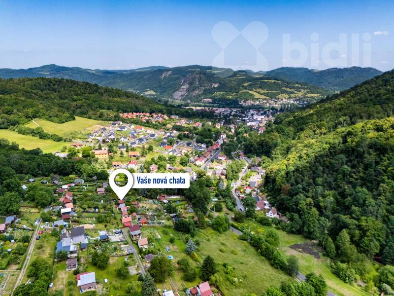 Prodej chata 17 m2, pozemek 428 m2, Vítov, Velké Březno