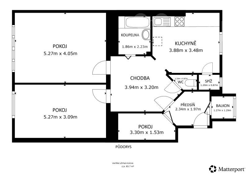 Byt 2+1, Špitálka, Brno Zábrdovice