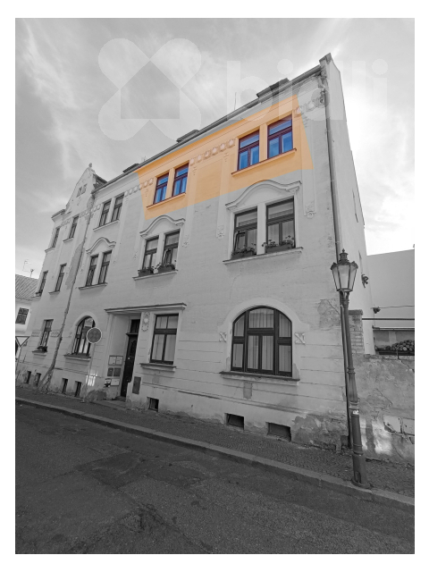 Pohled na dům od ulice