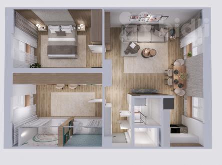 Prodej bytu, 3+kk, 69 m² obrázek