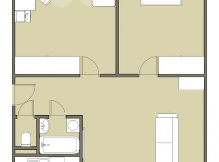 Prodej bytu, 3+kk, 69 m²