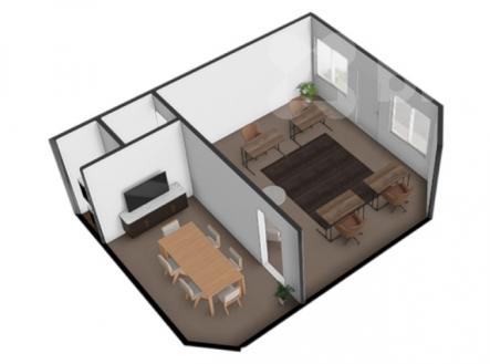 Pronájem kanceláře, 54 m²