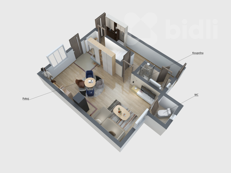 Půdorys č.1 - RD Lenešice