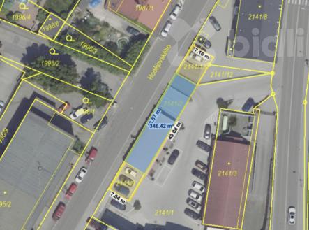 Prodej pozemku pro komerční výstavbu, 480 m²