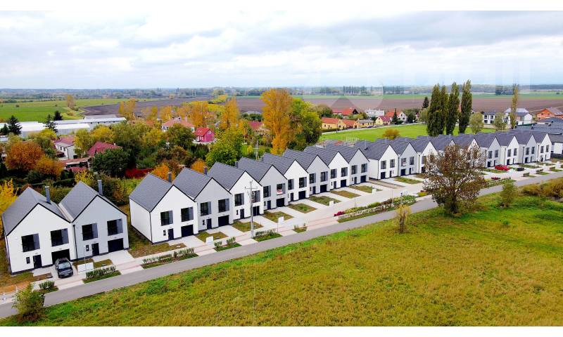 Prodej novostavby 4kk s garáží, 166 m2,  zahrada 212 m2, Velké Chvalovice