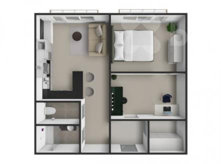 Prodej, byt 2+kk, Český Těšín, ul. Okružní