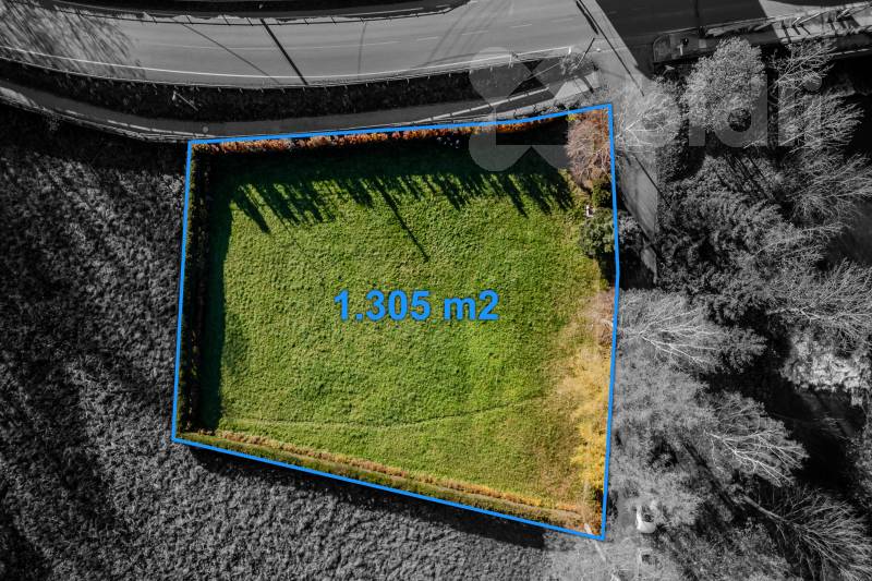 Prodej, stavební pozemek, 1305 m2, Bystřice