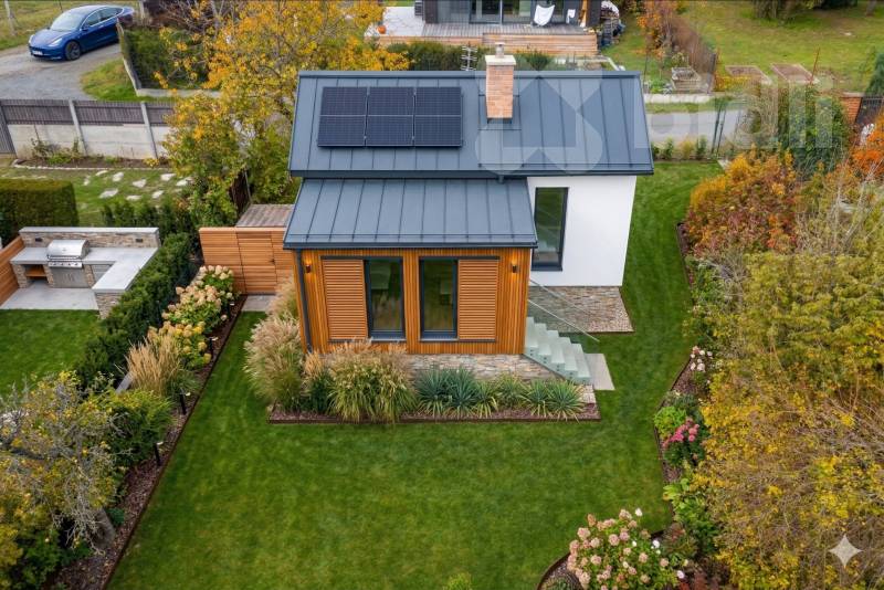 vizualizace rekonstrukce chaty Praha Točná