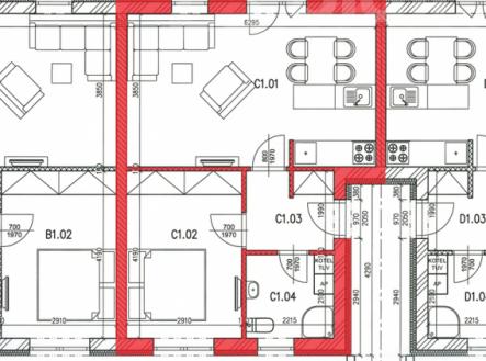 Prodej bytu, 2+kk, 45 m²