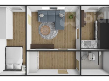 Prodej, byt 2+1, Jablunkov, ul. Mlýnská