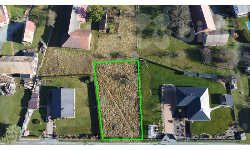 stavební pozemek 1269m2 v Byzhradci u Solnice