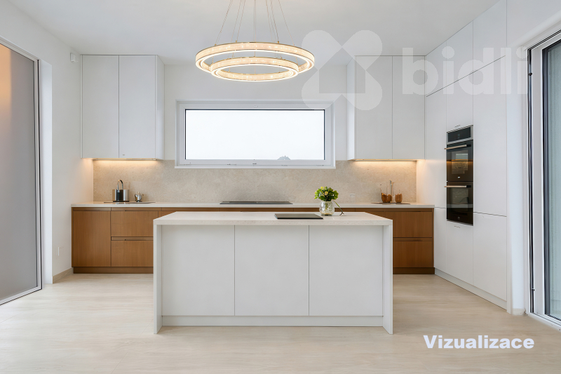 Luxusní rodinný dům s výtahem, garáží a špičkovou technologií, Sedlec u Líbeznic