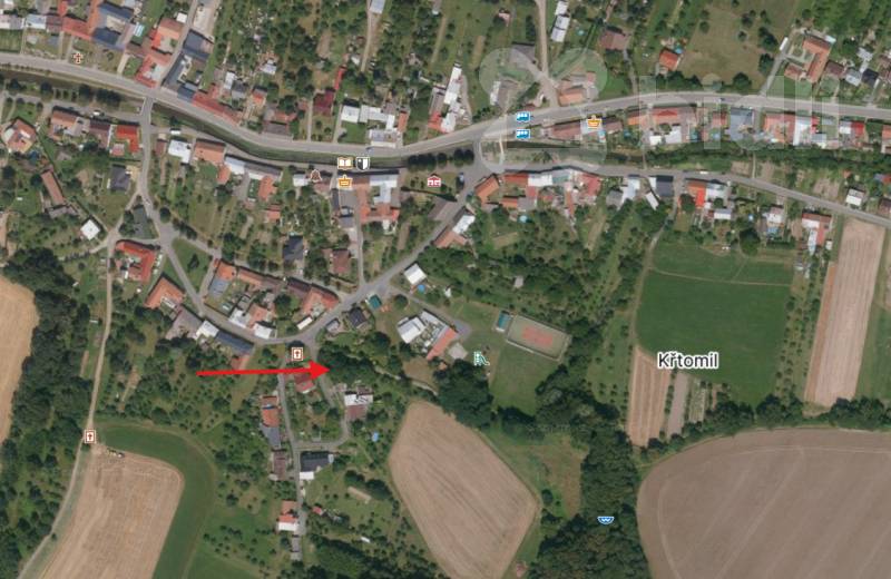 Prodej stavebních pozemků Křtomil 455 m2, Olomoucký kraj