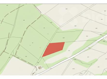 Prodej pozemku, les, 2 637 m²