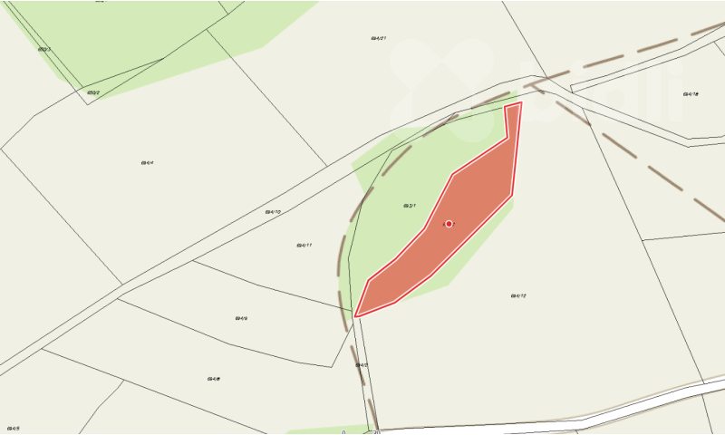 Prodej lesního pozemku 2 572 m2 - Bohdalovice u Velkých Hamrů