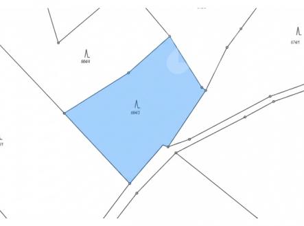 Prodej pozemku, les, 2 645 m²