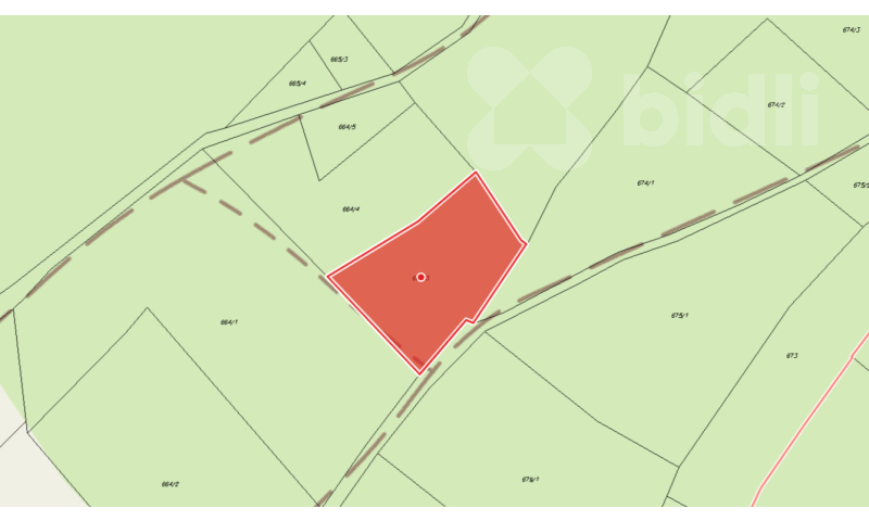 Prodej lesního pozemku 2 645 m2 - Bohdalovice u Velkých Hamrů