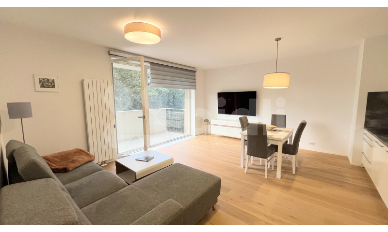 Pronájem 2+kk, 60 m2 + parkovací stání + balkon + sklep v moderním domě