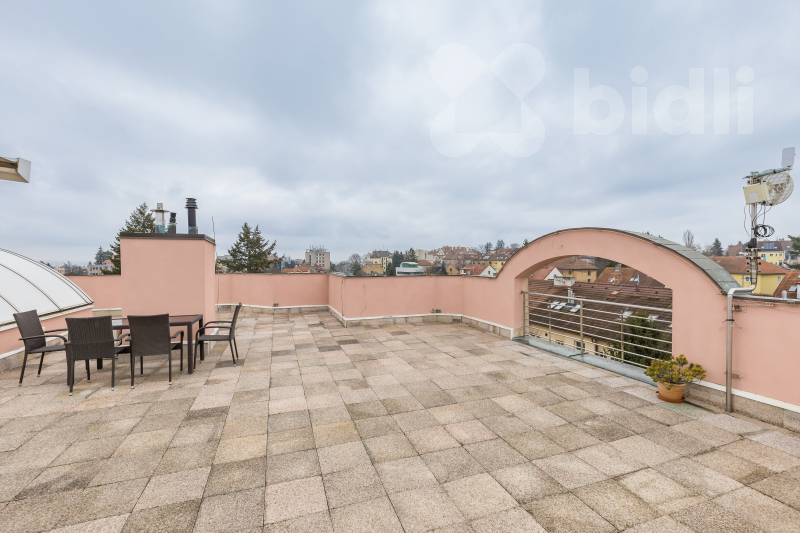 4+kk se střešní terasou, 280 m2,  Praha 5 Košíře