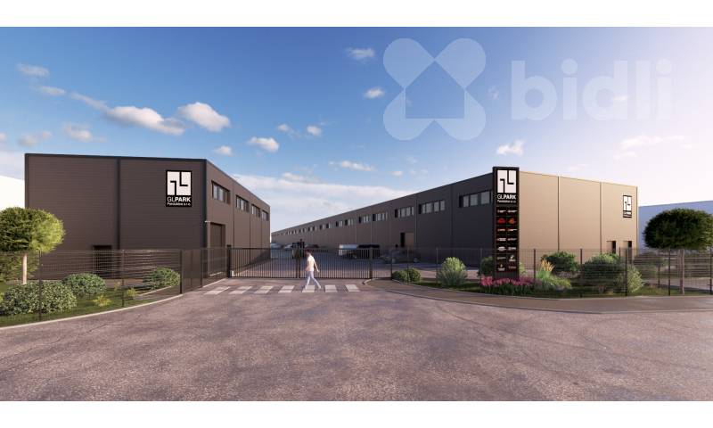 Pronájem výrobně skladovacích prostor a kanceláří 196 m2, GL Park Pardubice Semtín