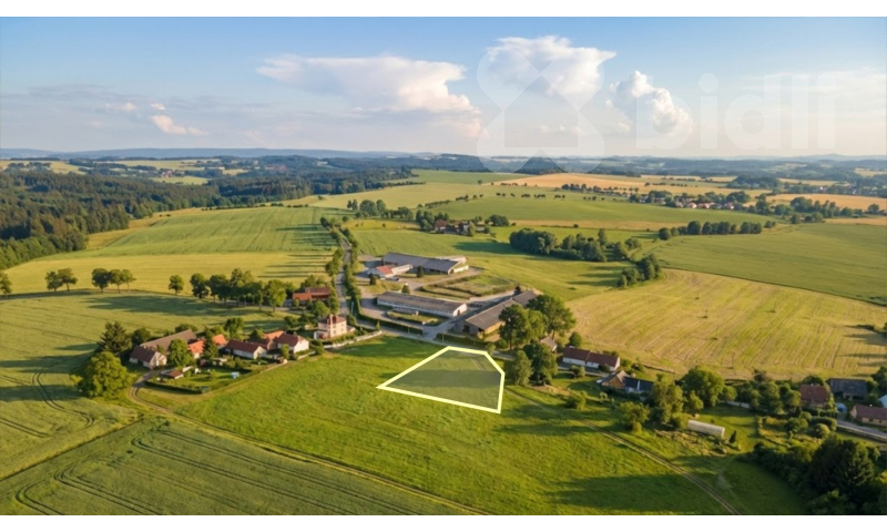Prodej pozemku 3 200 m2 v Domamyšli - prostor pro váš domov i investici