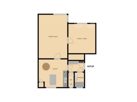 Pronájem bytu, 2+1, 73 m²