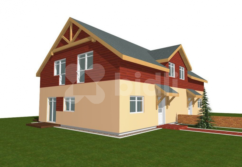 Prodej RD - dvojdomu na klíč v Rajhradicích, 664 m2