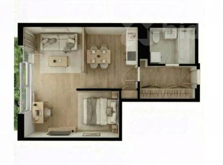 Prodej bytu, 1+kk, 39 m²