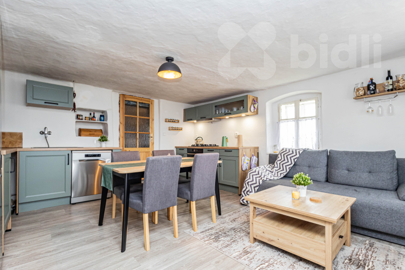 Exkluzivní prodej rodinný dům 2+kk s potenciálem rozšíření, pozemek 1217 m2, Zahrádka u Čížkova