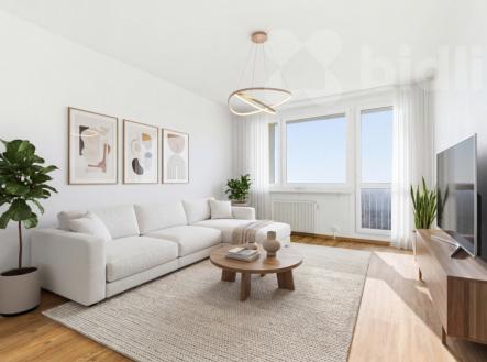 Prodej bytu 3+1, 63 m2, Třešňová, Krupka