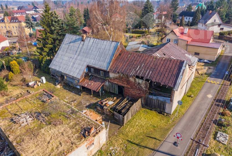 Prodej pozemku 1 397 m² s původní stavbou - Bynovec, okr. Děčín