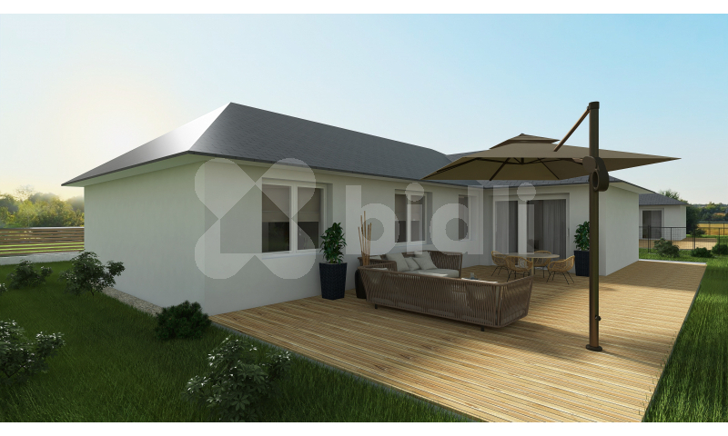 Prodej přízemního rodinného domu 4+kk (100 m2) - dostavba 2027