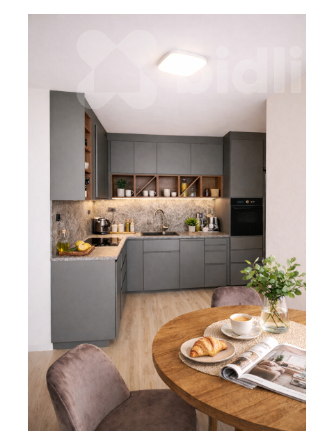 Obývací pokoj s kuchyní