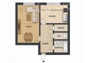 Prodej bytu, 1+1, 42 m²