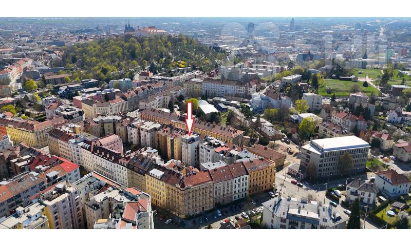 Prodej bytu 2.NP/5, 3+1, 112 m2 - Brno - Veveří, ul. Údolní