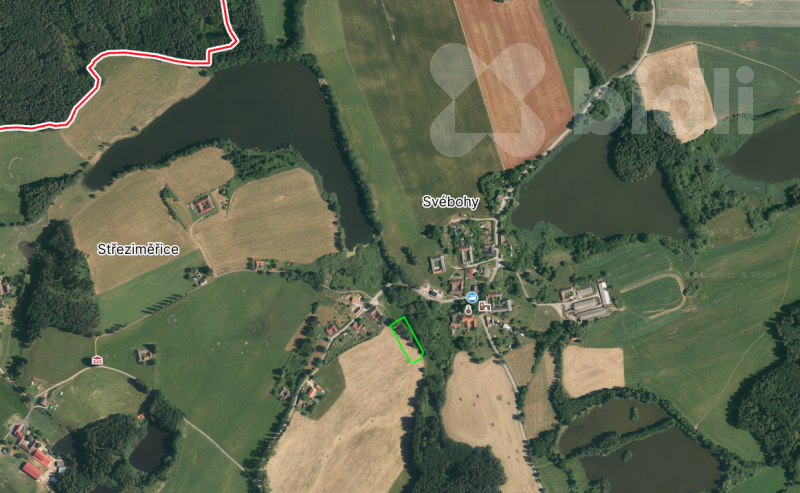 Pozemek v obci Svébohy určen v ÚP k výstavbě