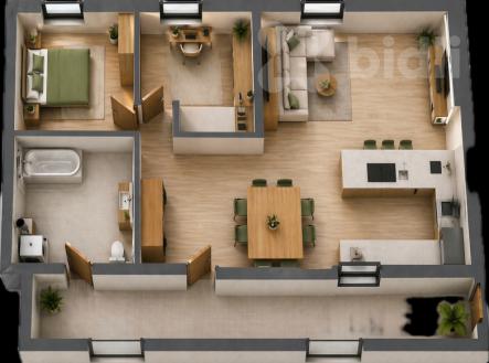 Prodej bytu, 3+kk, 84 m²
