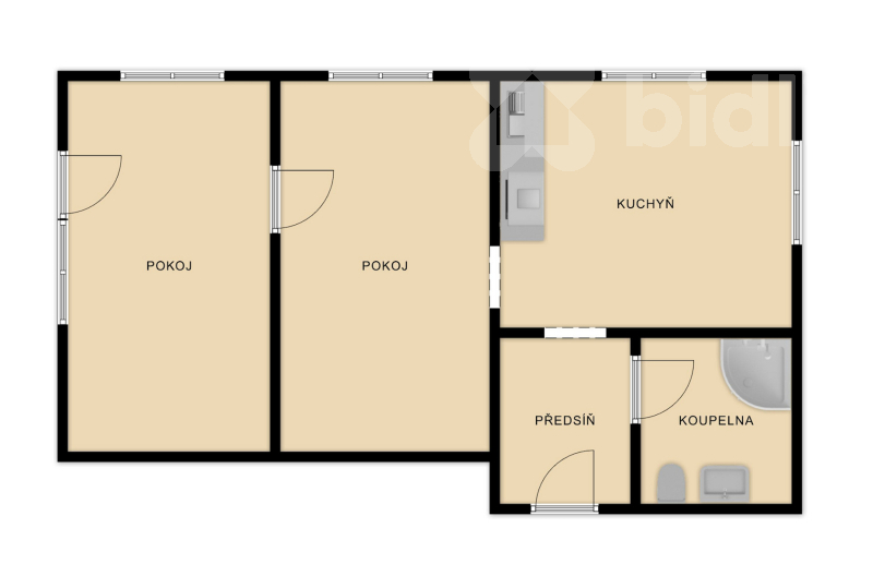 Pronájem bytu 2+1 - Dvůr Králové
