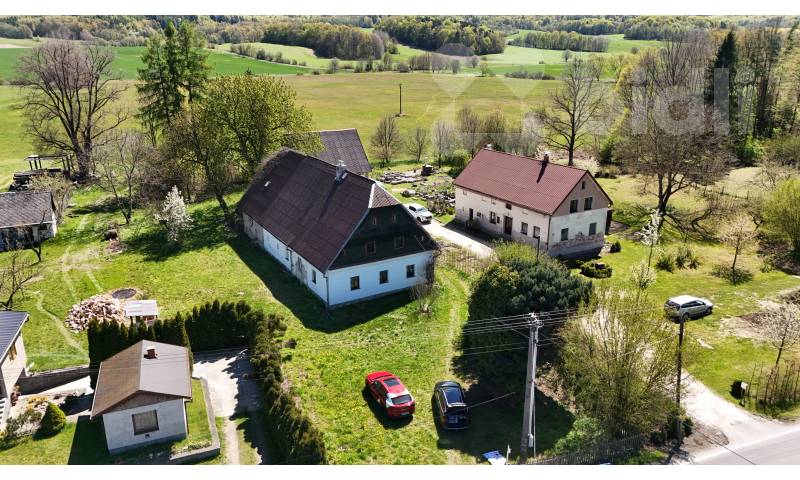 Prodej chalupy - Stará Červená Voda, pozemek 3057m2