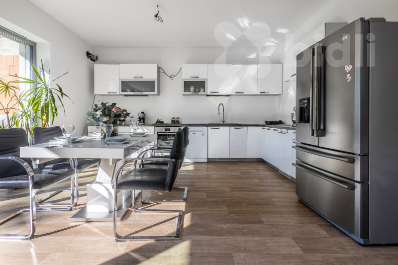 Prodej moderní novostavby 5+kk 134 m2 , pozemek 480 m2; - Veleň, Praha-východ