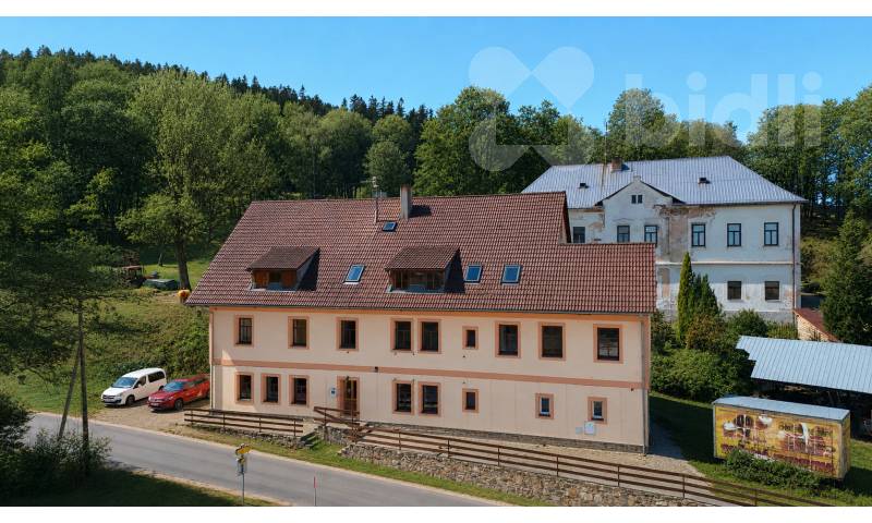 Prodej apartmánového domu 600 m2 , pozemek 714 m2-  České Žleby, Na Zlaté stezce,