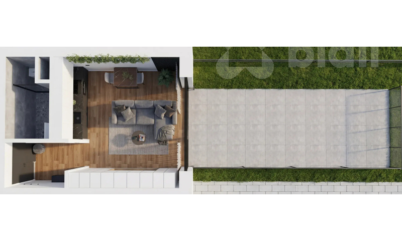 Výjimečný byt 1+kk s rozsáhlou terasou 25,8 m2