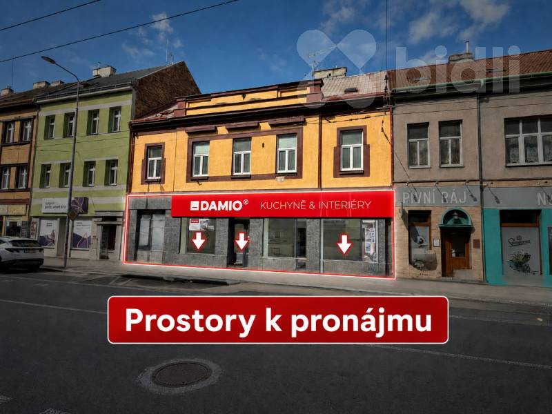 Pronájem obchodní prostor 100 m2, v Pardubicích - ulice Jana Palacha