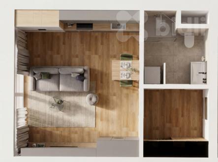 Prodej bytu, 1+kk, 29 m²