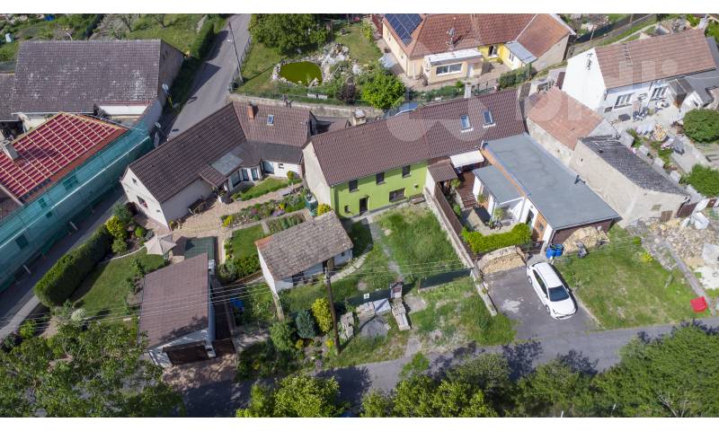 Dronový záběr
